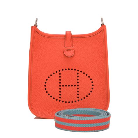 hermes evelyne orange poppy|Evelyne 16 Amazone bag .